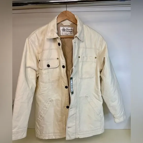 NWT Alpine Design woman’s Beige Jacket Medium - Picture 1 of 4